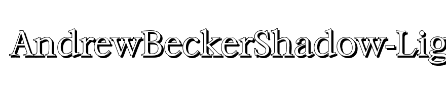 AndrewBeckerShadow-Light-Regular