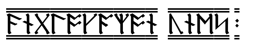 AngloSaxon Runes 2
