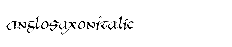 AngloSaxonItalic