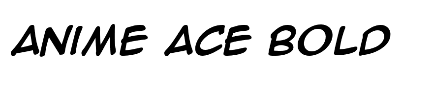 Anime Ace Bold