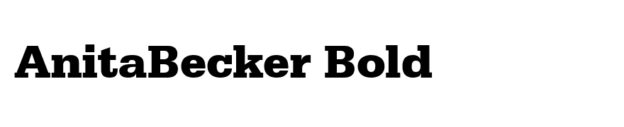 AnitaBecker Bold