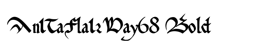 AnitaFlairWay68 Bold