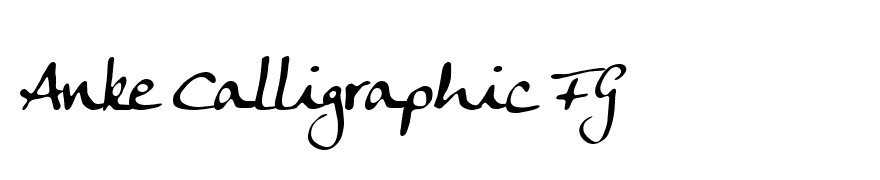 Anke Calligraphic FG