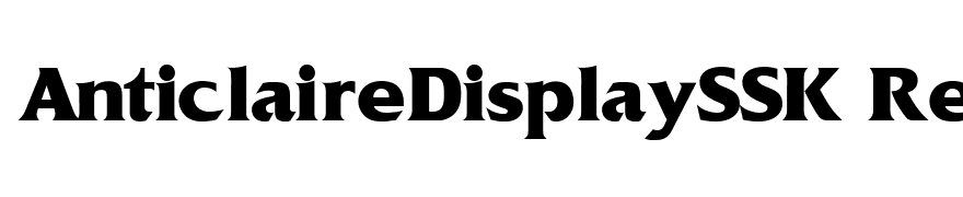 AnticlaireDisplaySSK Regular