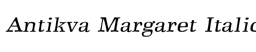 Antikva Margaret Italic