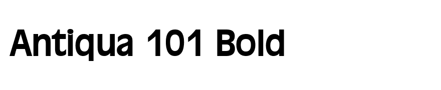 Antiqua 101 Bold