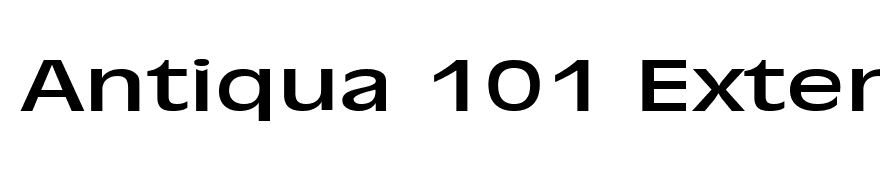 Antiqua 101 Extended Normal
