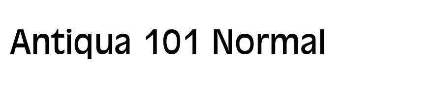 Antiqua 101 Normal