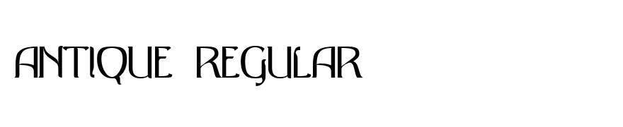ANTIQUE Regular