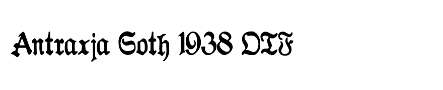 Antraxja Goth 1938 OTF