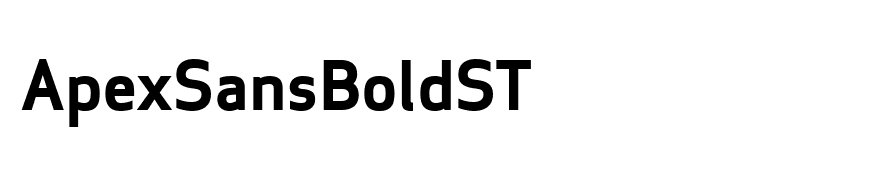 ApexSansBoldST