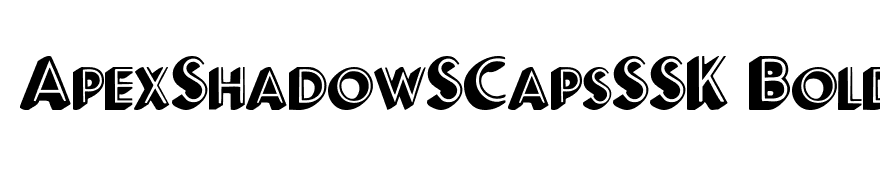 ApexShadowSCapsSSK Bold