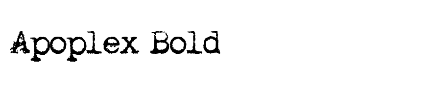 Apoplex Bold