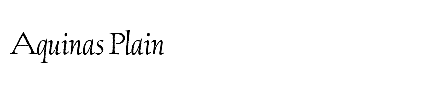 Aquinas Plain