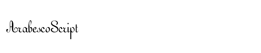 ArabescoScript