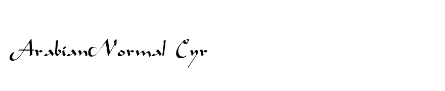 ArabianNormal Cyr