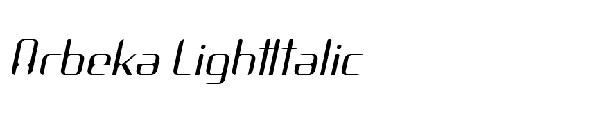 Arbeka LightItalic