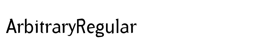 ArbitraryRegular