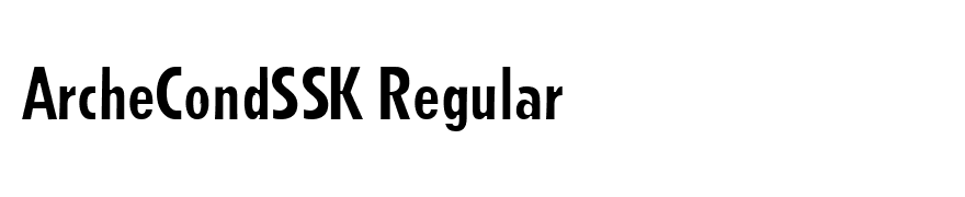 ArcheCondSSK Regular