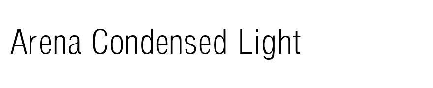 Arena Condensed Light