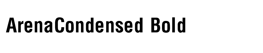 ArenaCondensed Bold