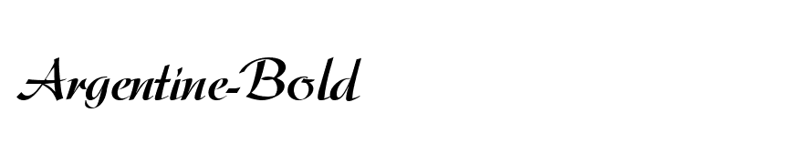 Argentine-Bold