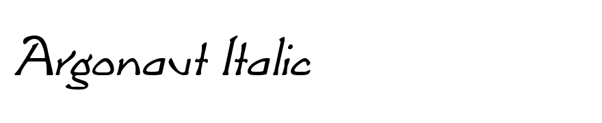 Argonaut Italic