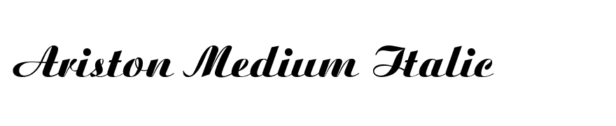 Ariston Medium Italic