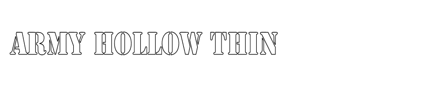 Army Hollow Thin