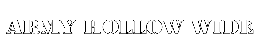 Army Hollow Wide