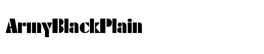 ArmyBlackPlain