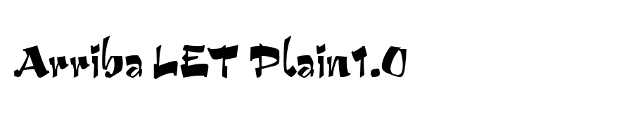 Arriba LET Plain1.0