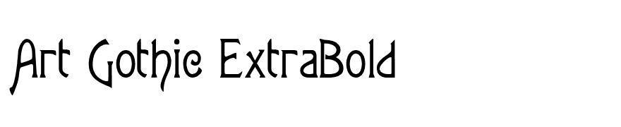 Art Gothic ExtraBold