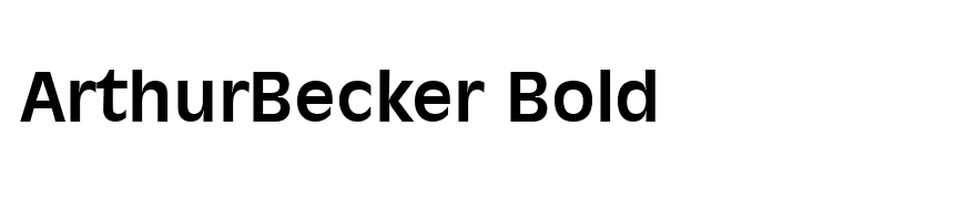 ArthurBecker Bold