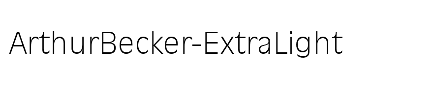 ArthurBecker-ExtraLight