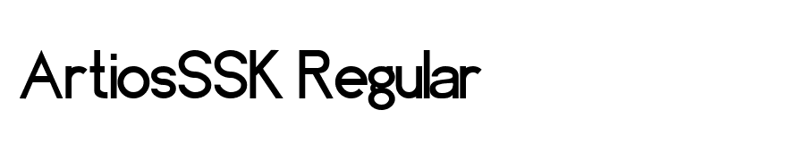 ArtiosSSK Regular