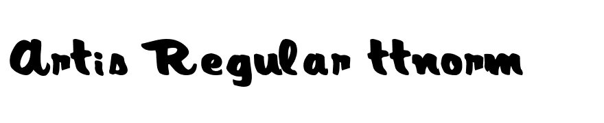 Artis Regular ttnorm