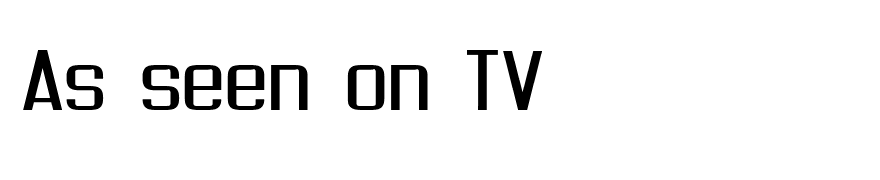 As seen on TV