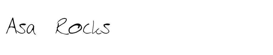 Asa Rocks