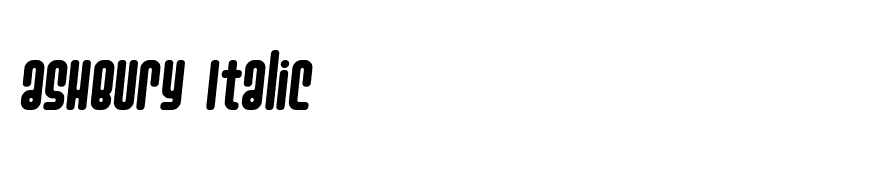 Ashbury Italic
