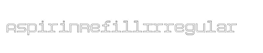 AspirinRefillIrregular