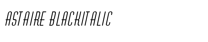Astaire BlackItalic