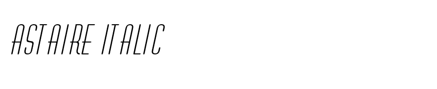 Astaire Italic