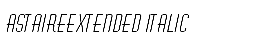 AstaireExtended Italic