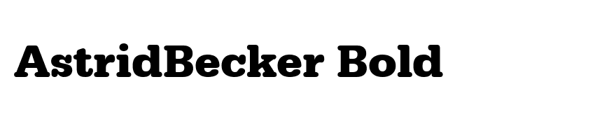 AstridBecker Bold