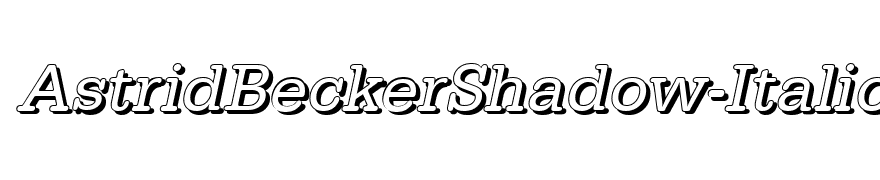 AstridBeckerShadow-Italic