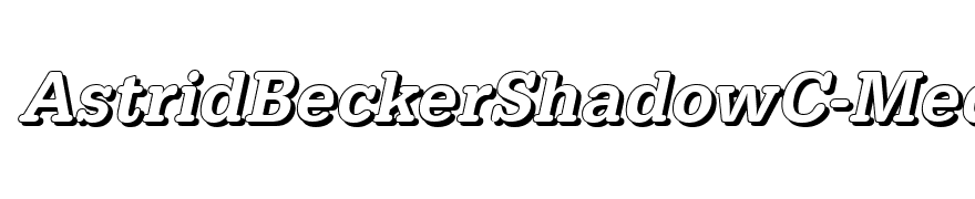 AstridBeckerShadowC-Medium-Italic