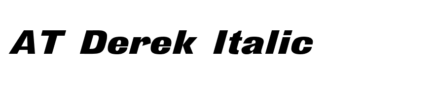 AT Derek Italic