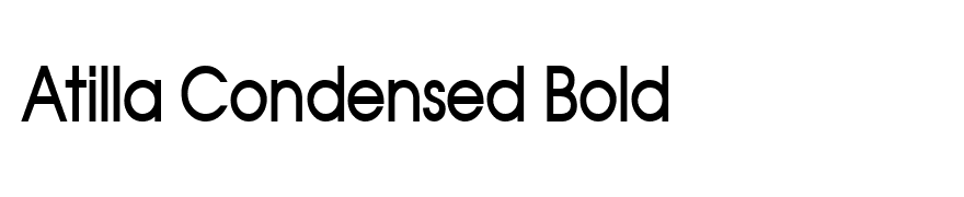 Atilla Condensed Bold