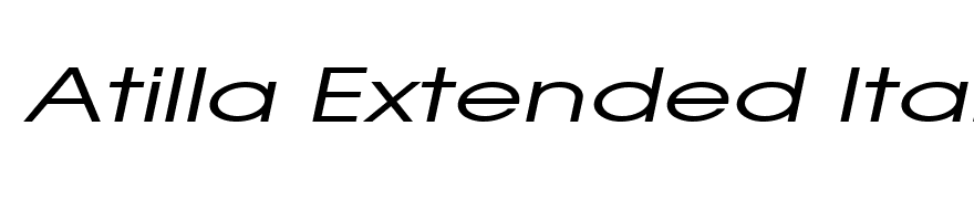 Atilla Extended Italic